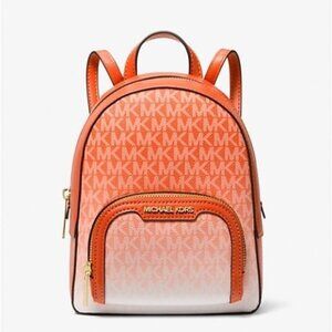 Michael Kors backpack jaycee extra-small ombré logo convertible backpack poppy
